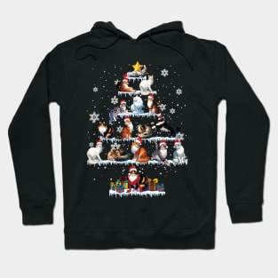 Cat Christmas Tree Hoodie